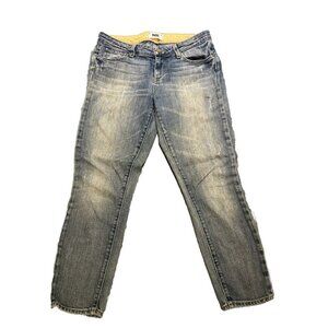 Paige Jeans Women’s Sz 26 *28x24.5* Kylie Cropped Low Rise Distressed Faded Boho
